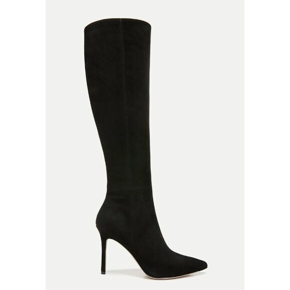Veronica Beard Women's Lisa Pointed Toe High Heel Suede Boots Black NIB 698 6.5 - Picture 6 of 14